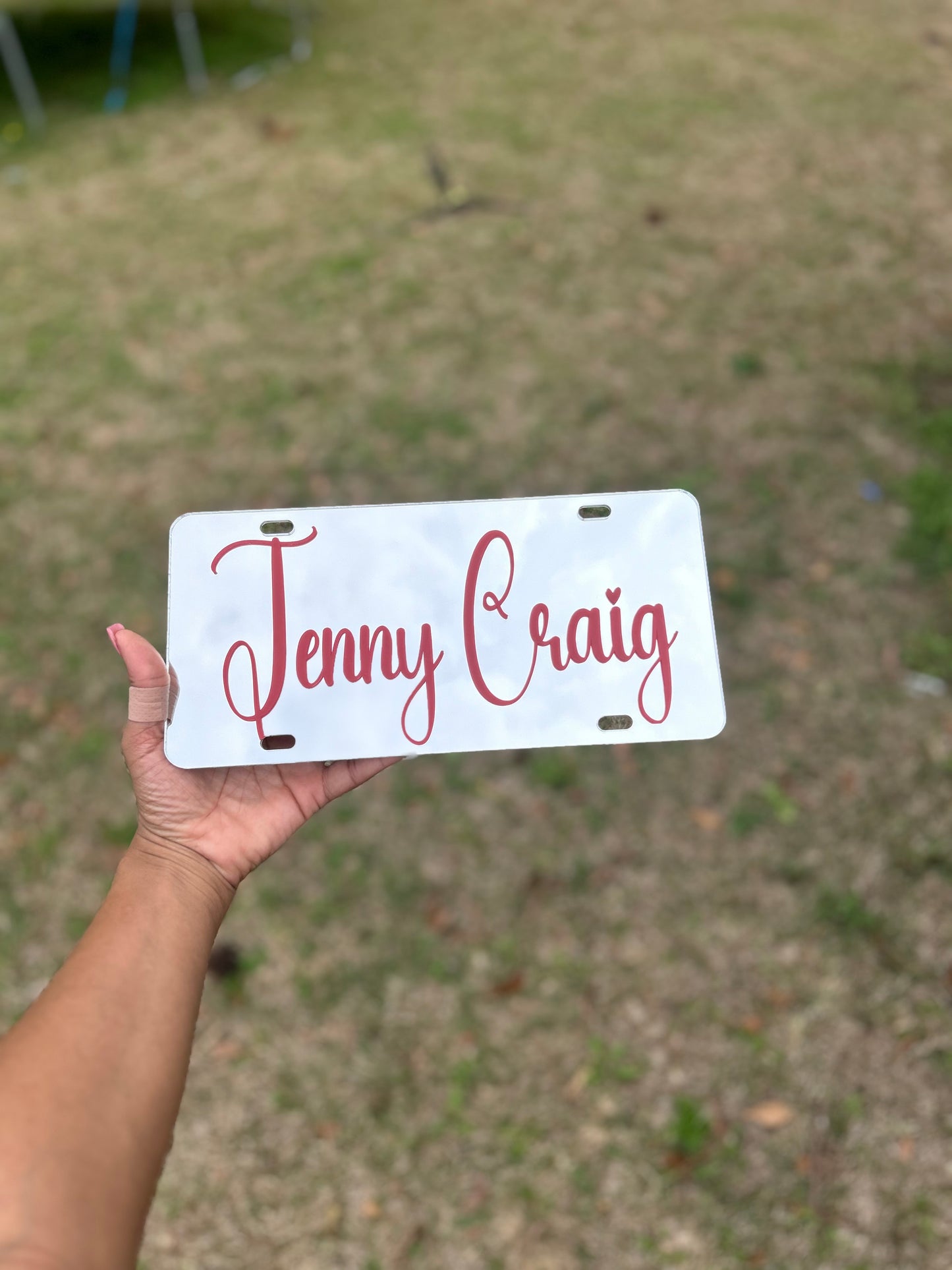 Mirror Car Tag