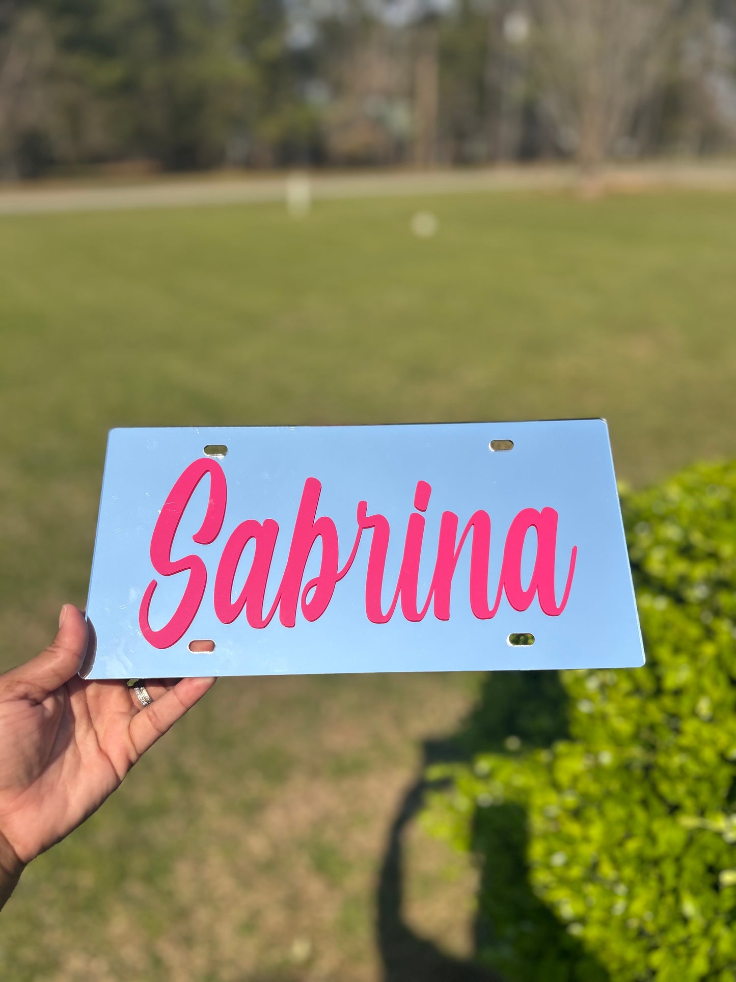 Mirror Car Tag