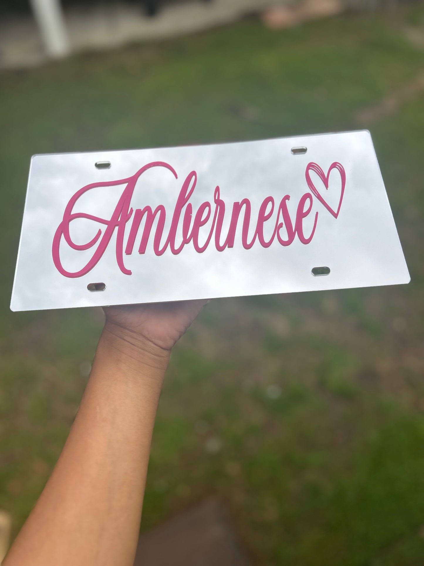 Mirror Car Tag