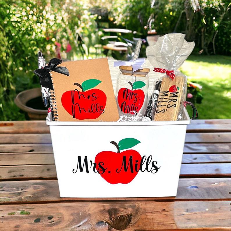 Personalize Teacher Tote & Items