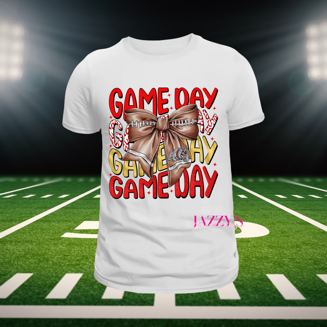 Game Day Ribbon Tee (THS, TCCHS, Cairo)