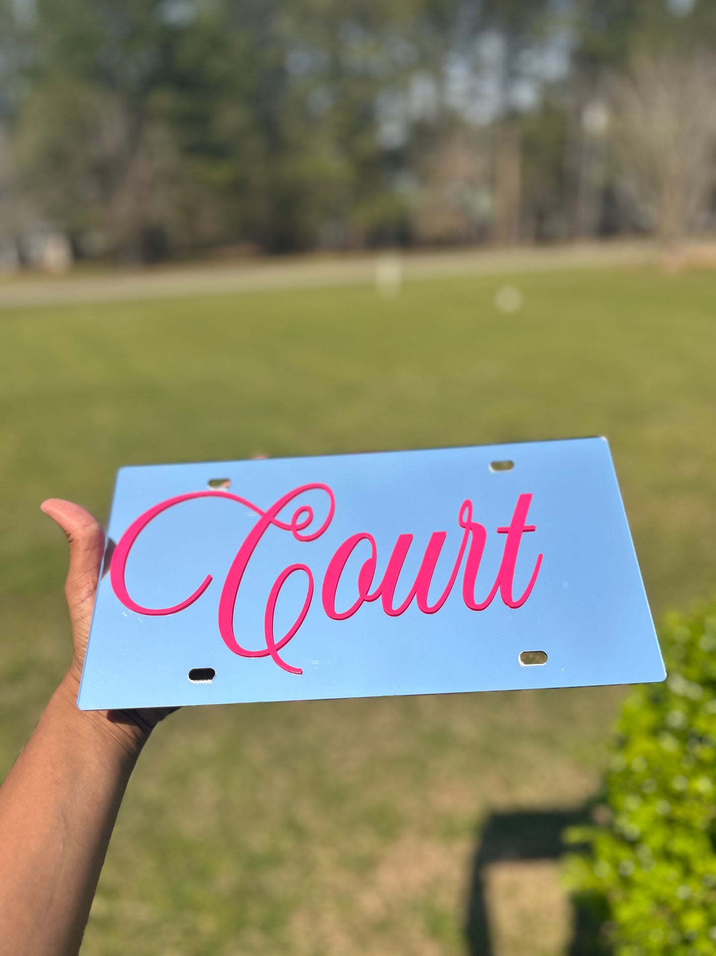 Mirror Car Tag
