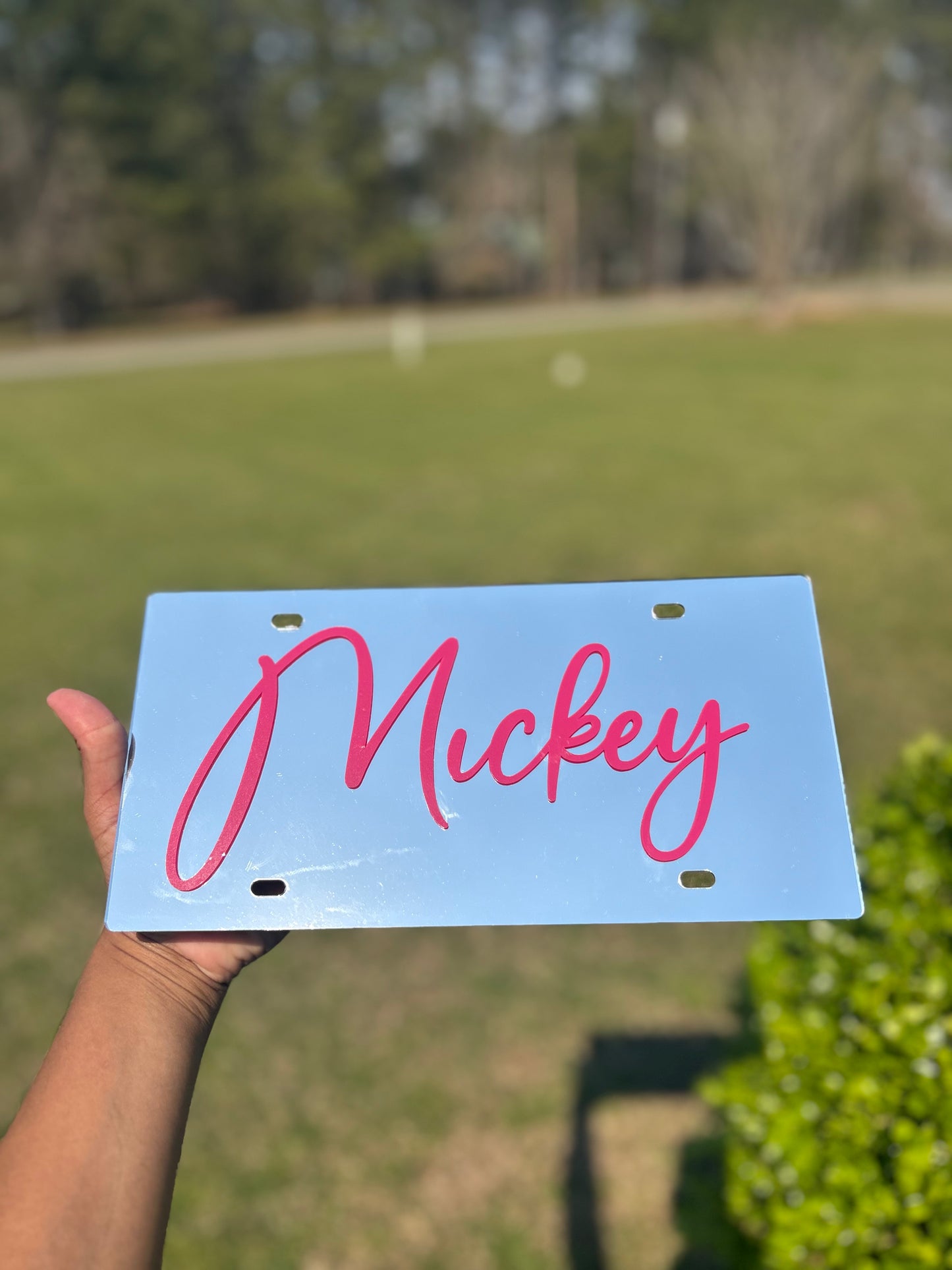 Mirror Car Tag