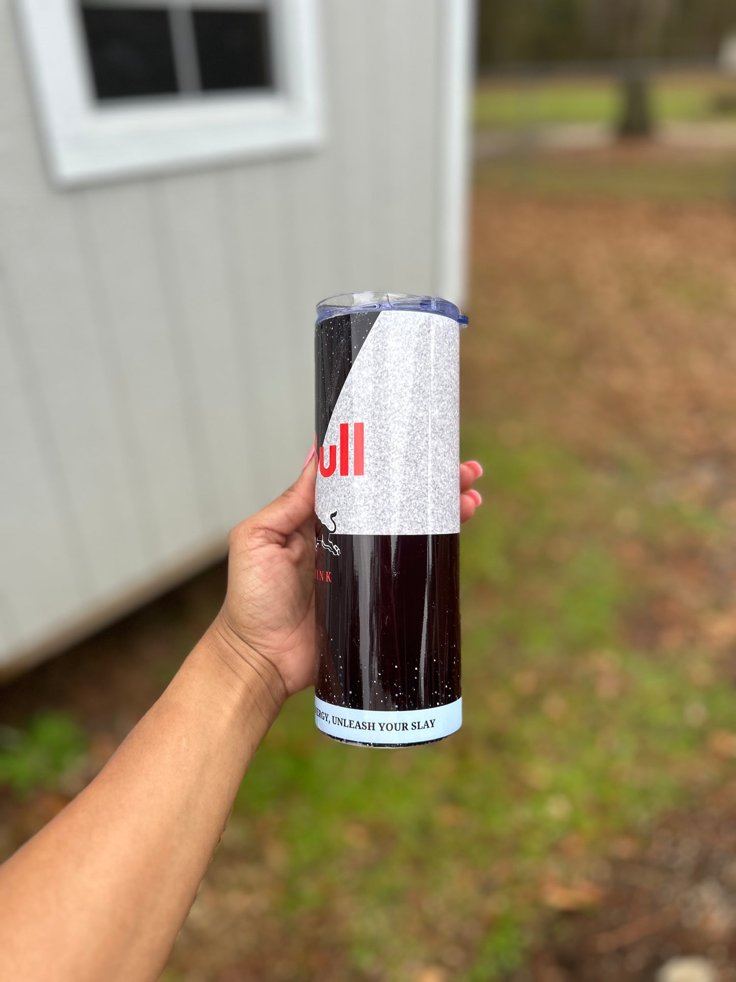 Black 20oz Red Bull Inspired