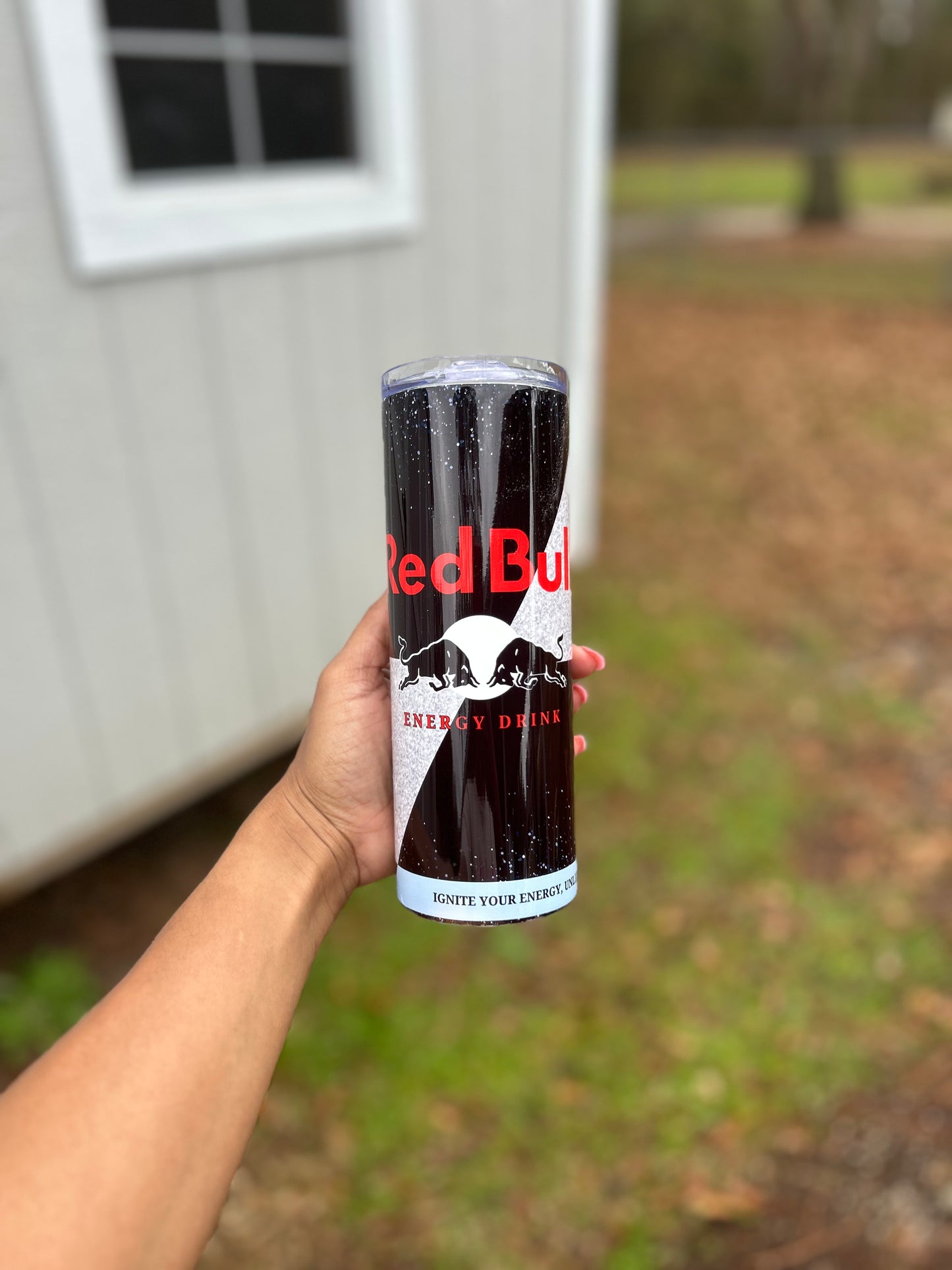 Black 20oz Red Bull Inspired