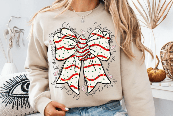 Retro Christmas Tree Bow
