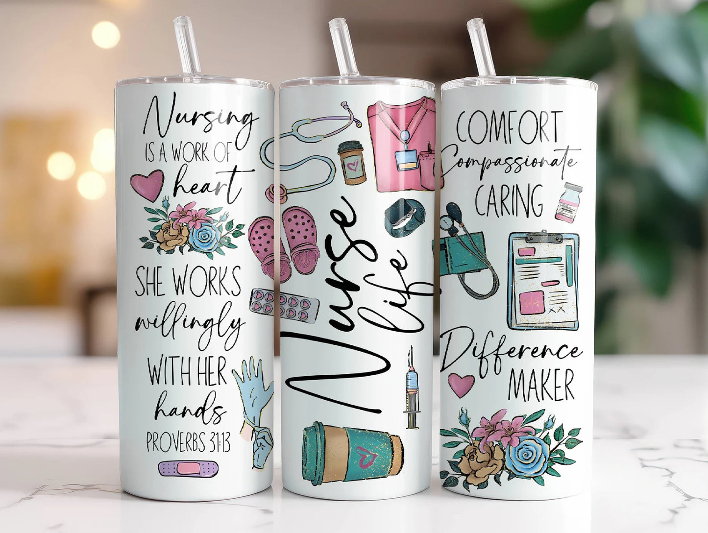 20oz Nurse Life Tumbler