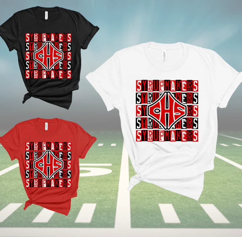 Stamped Letter School Spirit