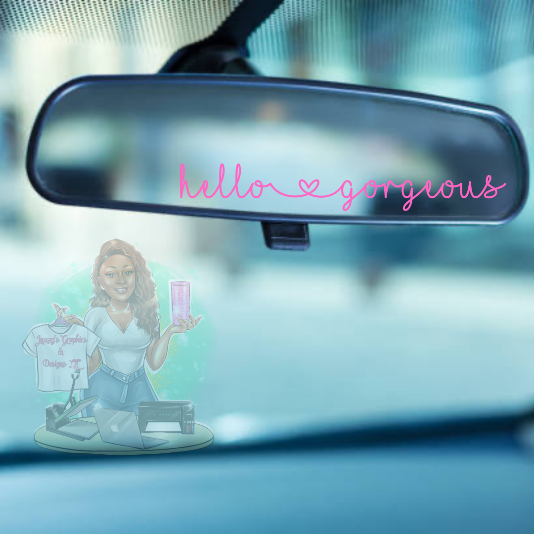 Inspirational Mirror Decal