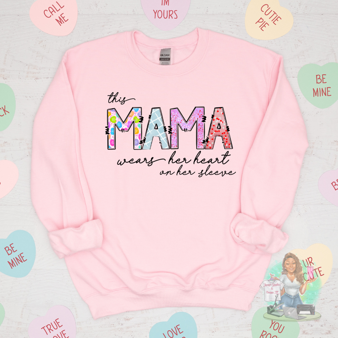 This MAMA Wear her Heart on her Sleeve