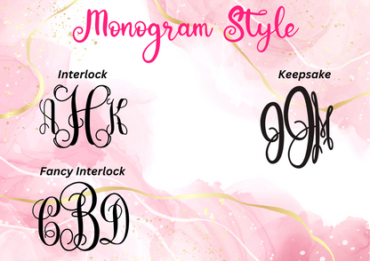 Pink Gold Glitter License Plate