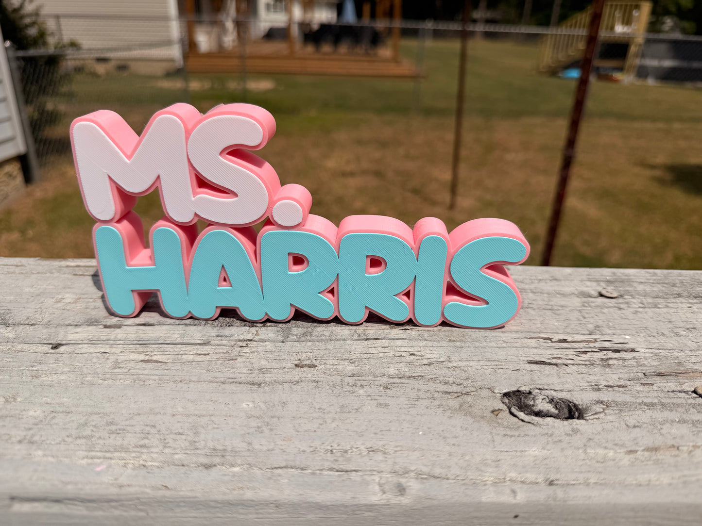 Desk Name Plate
