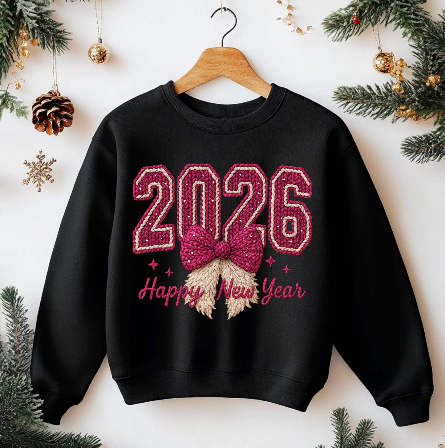 Coquette Glitter Happy New Year