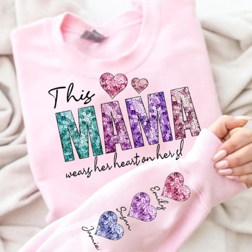 Personalized Sparkling MAMA Tee