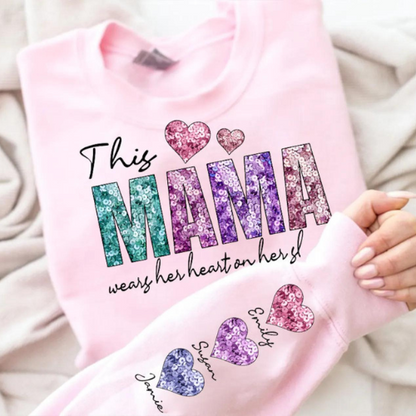 Personalized Sparkling MAMA Tee