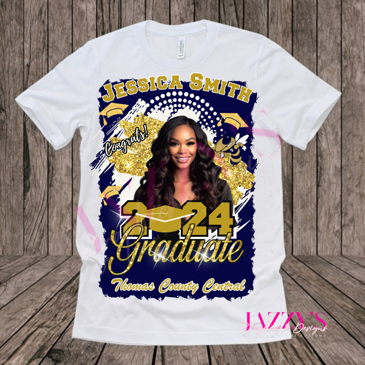 Center Print Graduation Shirt