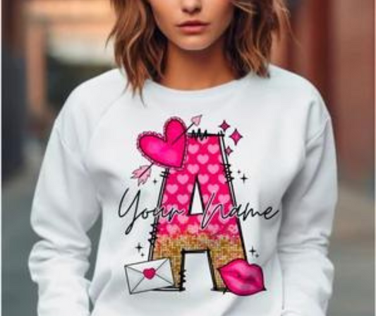 Personalize Valentine Tee