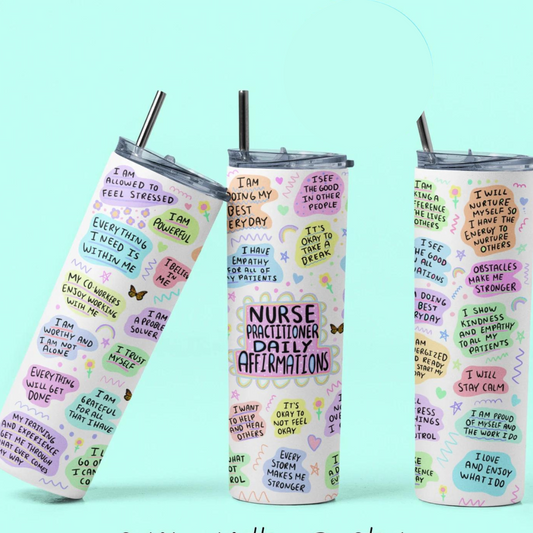 20oz Nurse Affirmation Tumbler