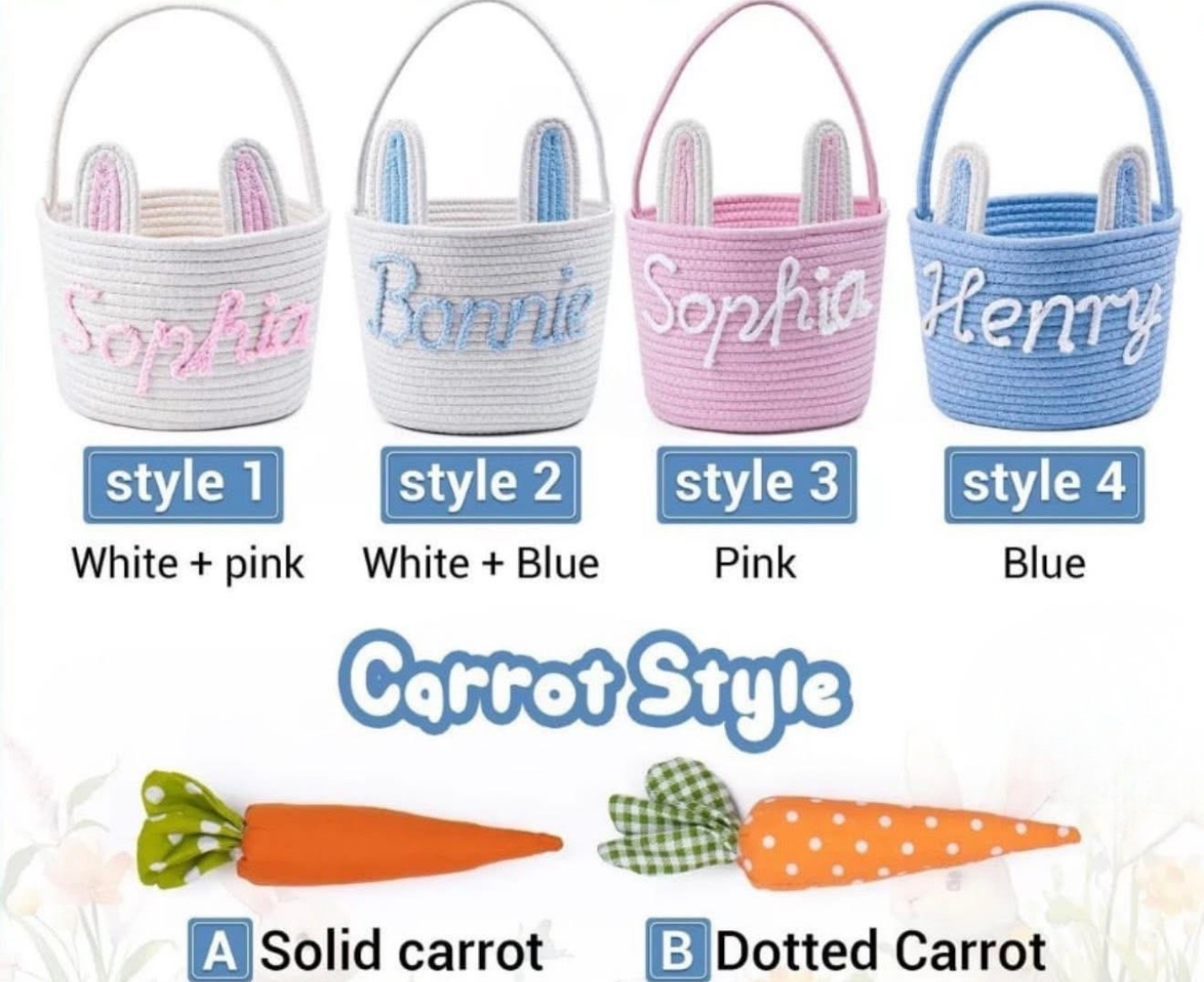 Carrot Style Basket