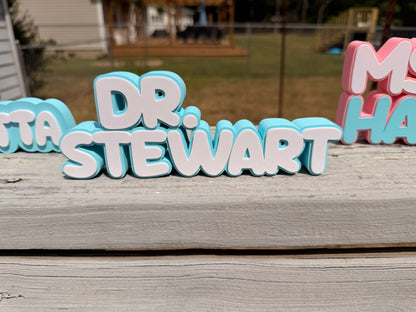 Desk Name Plate