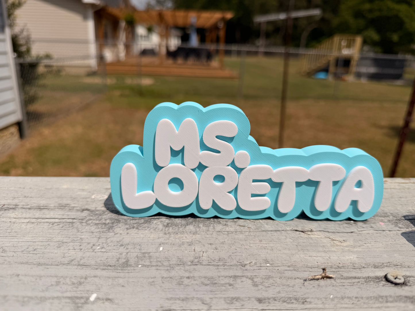 Desk Name Plate