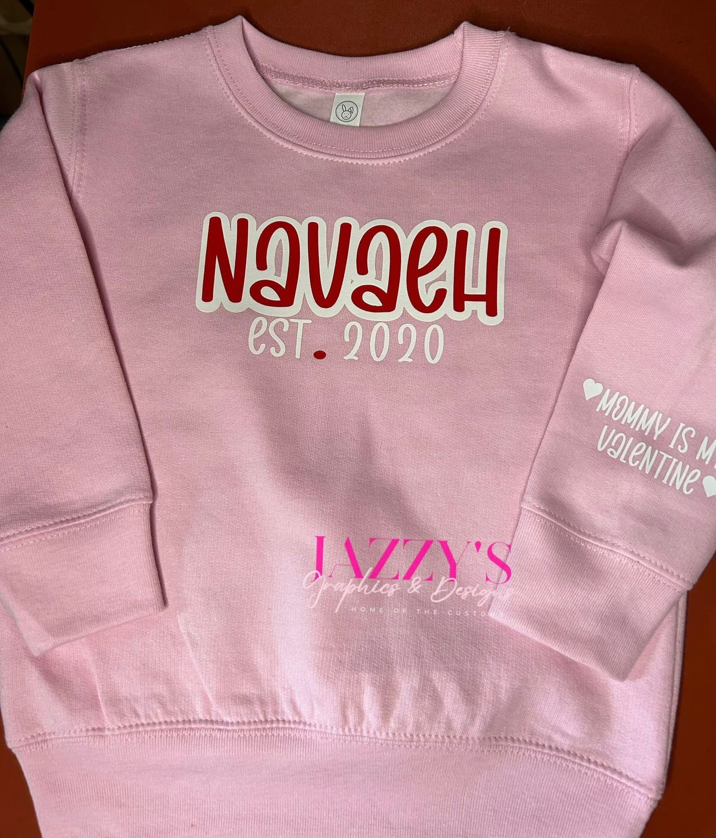 Personalized Valentine’s Name Sweatshirt